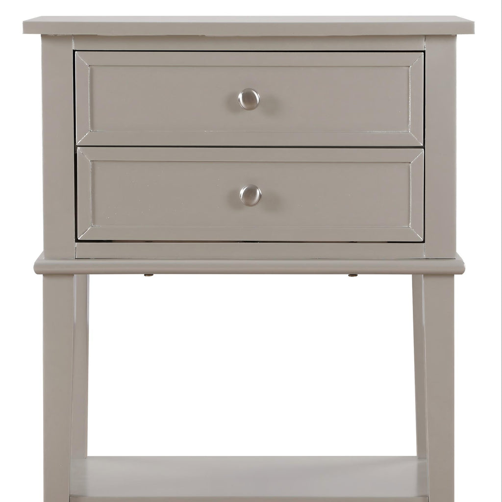 Vibrant Contemporary Nightstand with Smooth Drawer Glides - Multiple Colors