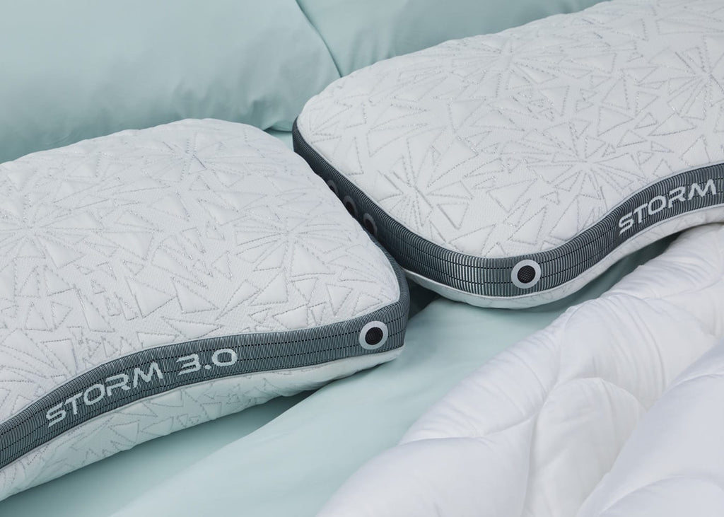 Storm Cuddle Curve Pillow 3.0 with Cuddle Curve Design - White