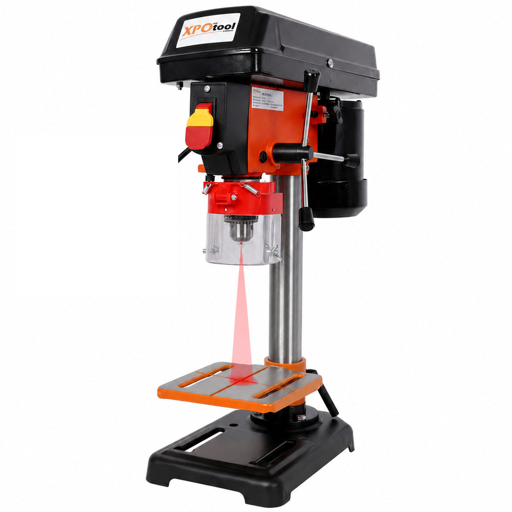 8" Swing Benchtop Drill Press with Laser Guide - Steel