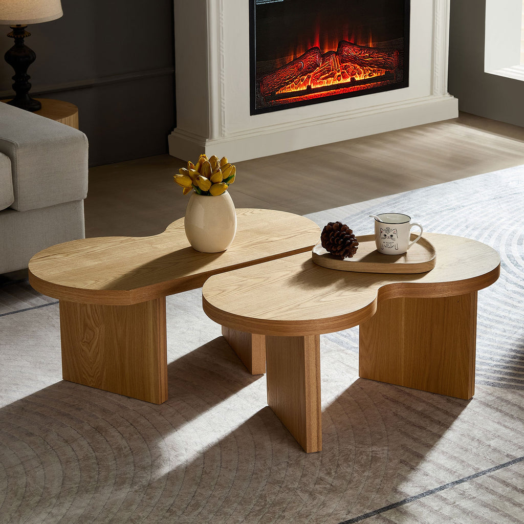 Modern Butterfly MDF Coffee Table with Unique Design - MDF