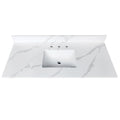 49-Inch Quartz Bathroom Vanity Top