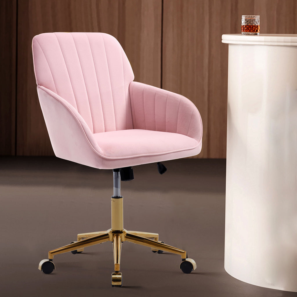 Ergonomic Swivel Office Chair with Memory Foam Seat - Multiple Colors