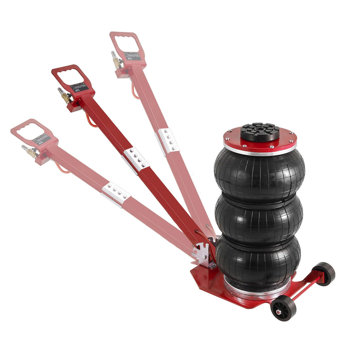 Air Jack 3 Ton Triple Bag Pneumatic Jack with Adjustable Handle