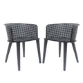 Milan Outdoor Dining Chair Set of 2