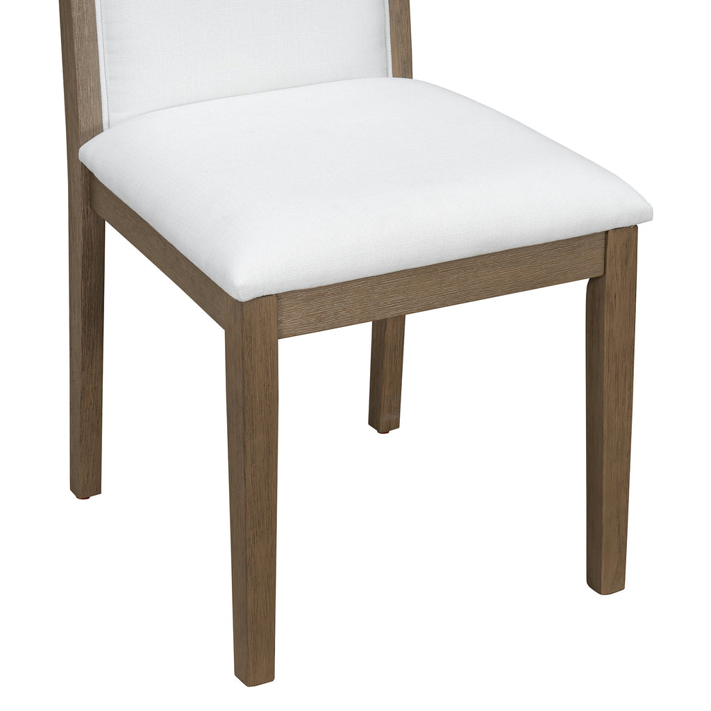 Vintage Style Dining Chair Set with Upholstered Seats - 4 Chairs