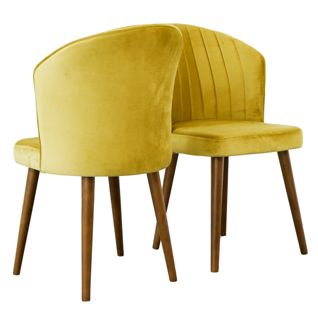 Comfortable Parsons Dining Chair Set with No Assembly Required - Beige, Blue, Yellow