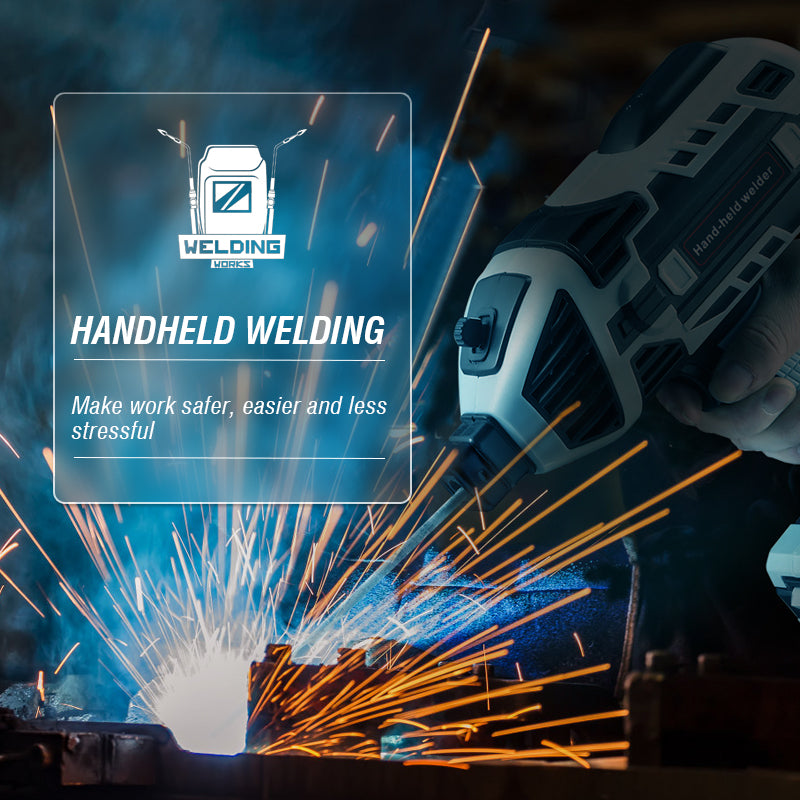 Portable Hand-Held Welding Machine with IGBT Inverter - 110V