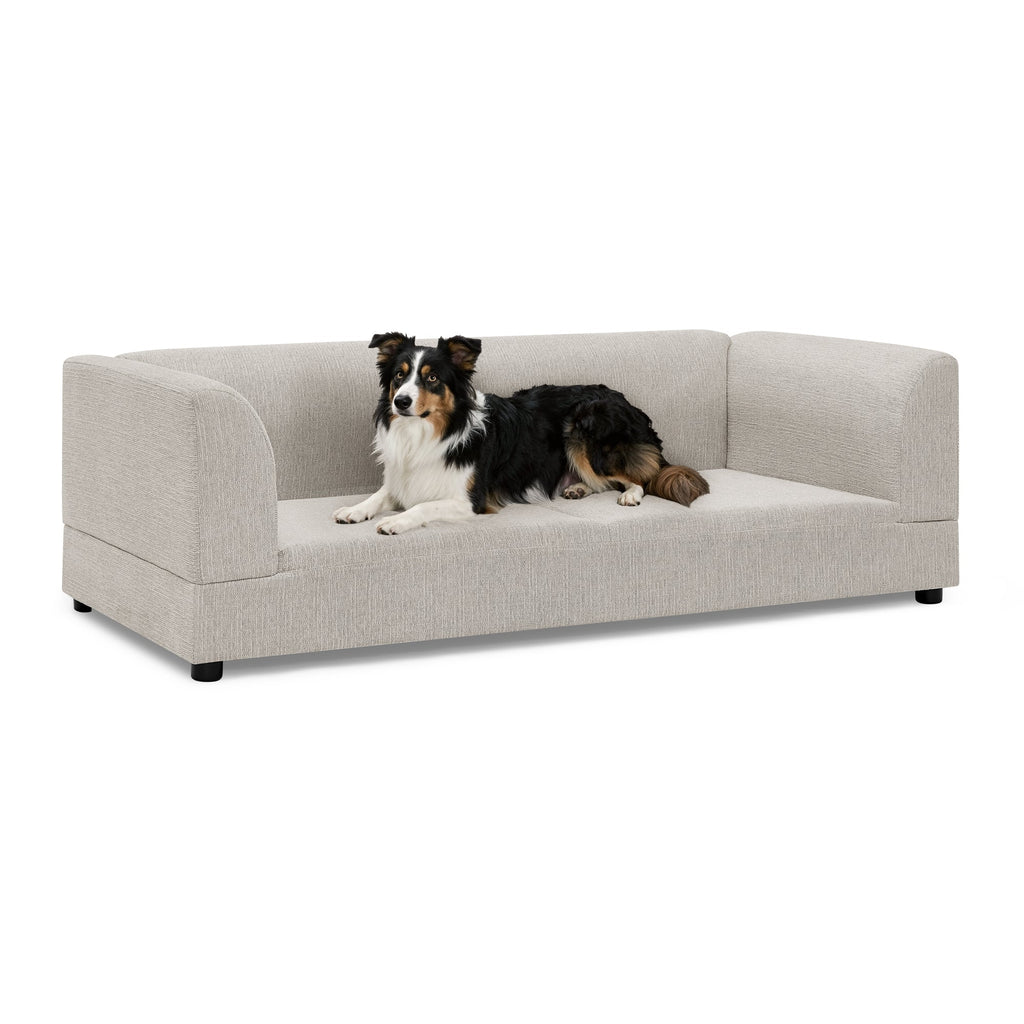 Oversized Pet Sofa for Medium/Large Dogs with Soft Cushion - Linen