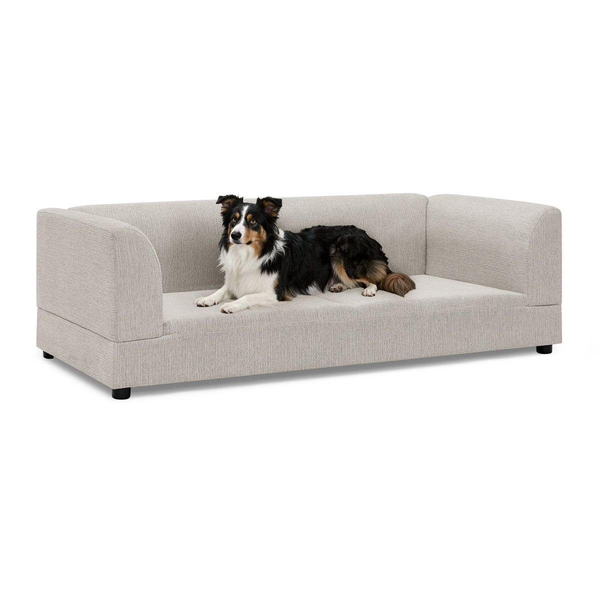 Oversized Pet Sofa for Medium/Large Dogs with Soft Cushion - Linen
