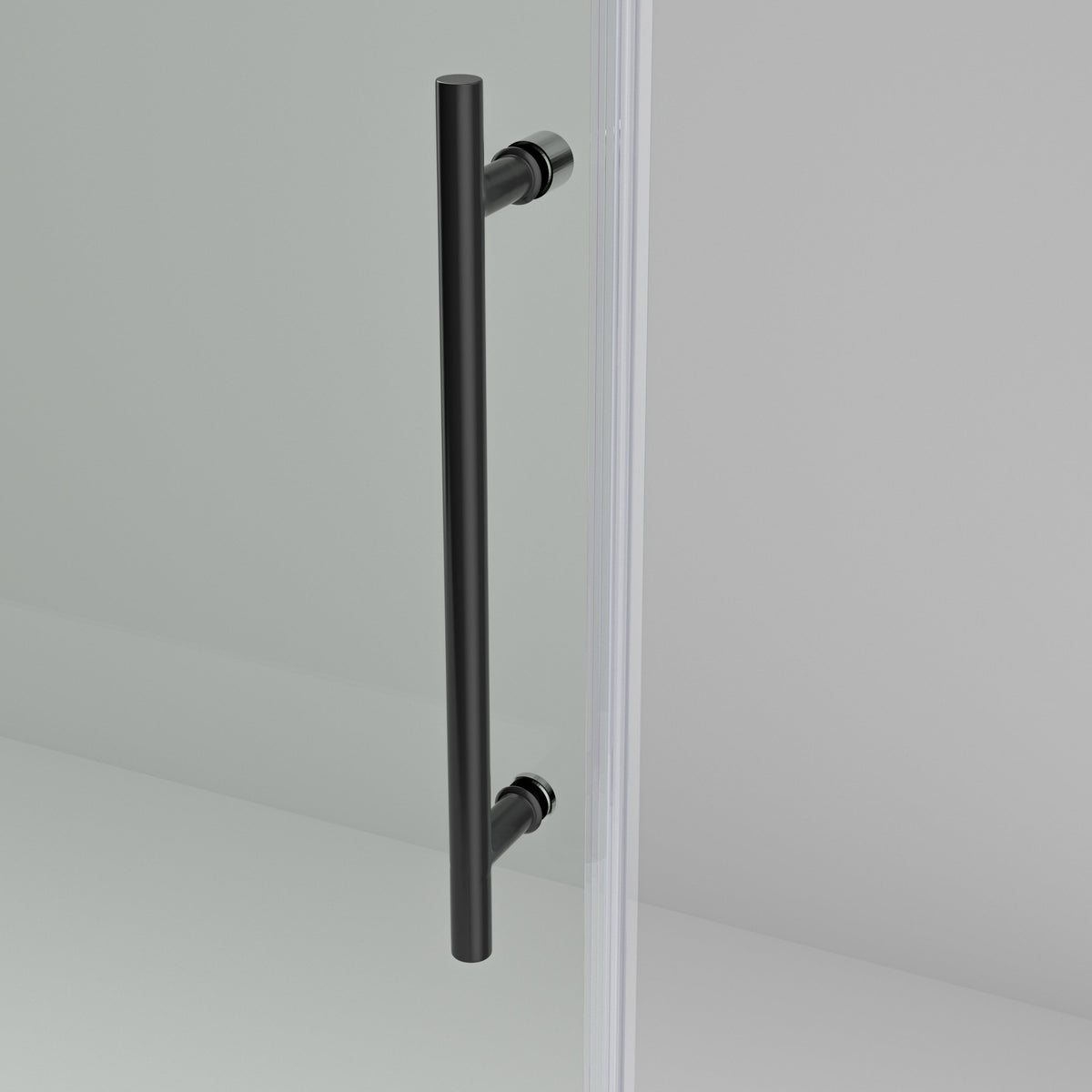 Frameless Sliding Shower Door with Premium Tempered Glass - 56-60" W x 76" H