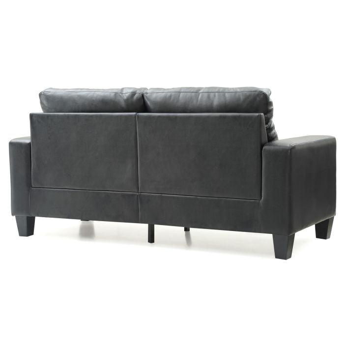 Modular Faux Leather Sofa with Modern Design - White, Black, Dark Brown, Red