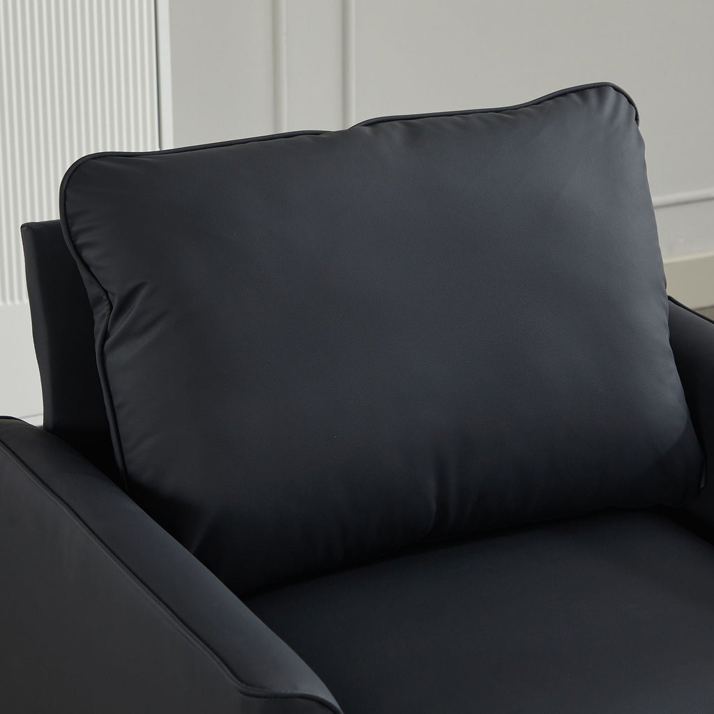 Nordic Retro Light Luxury Upholstered Sofa Chair Set of 2 with Cushions - Multiple Colors