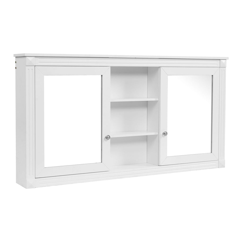 Modern Wall-Mount 2 In 1 Mirror Cabinet