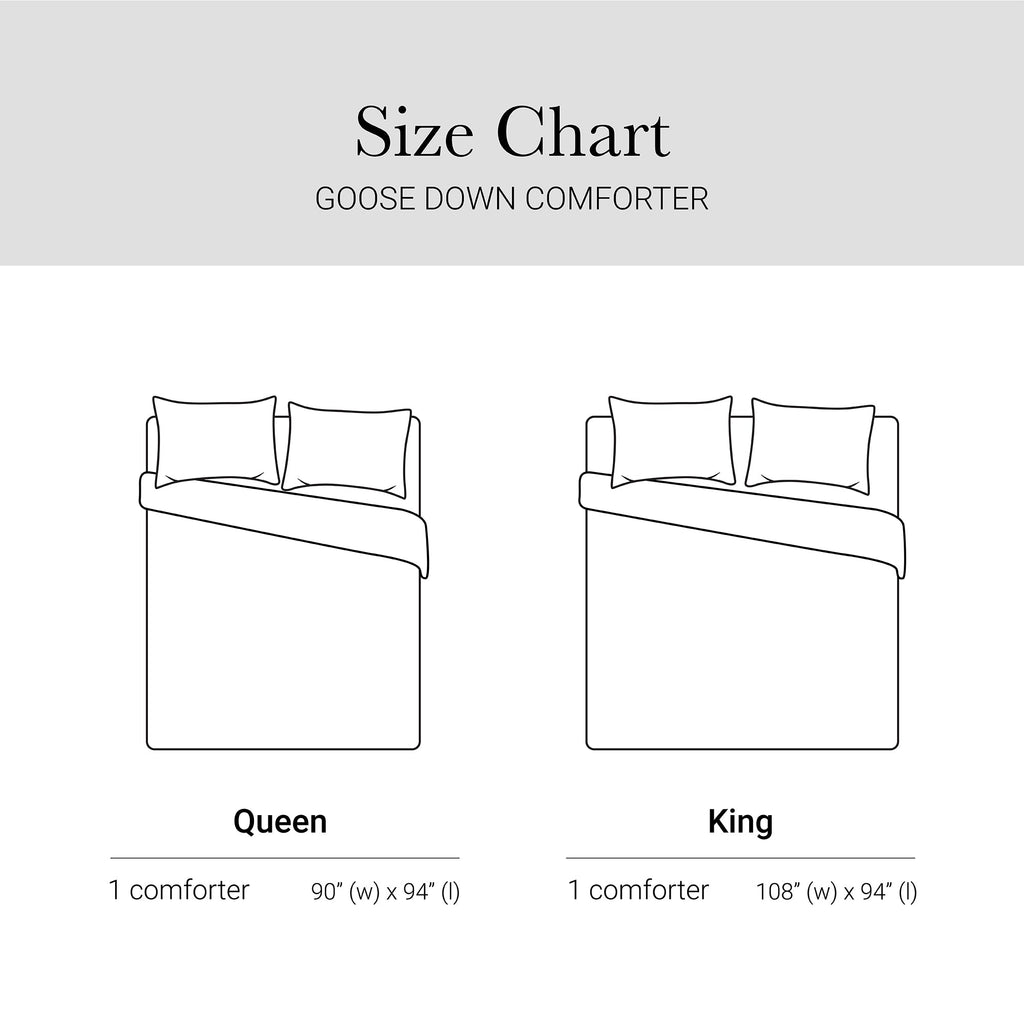King/Cal King 100% Cotton Shell Comforter with Generous Sizing - White