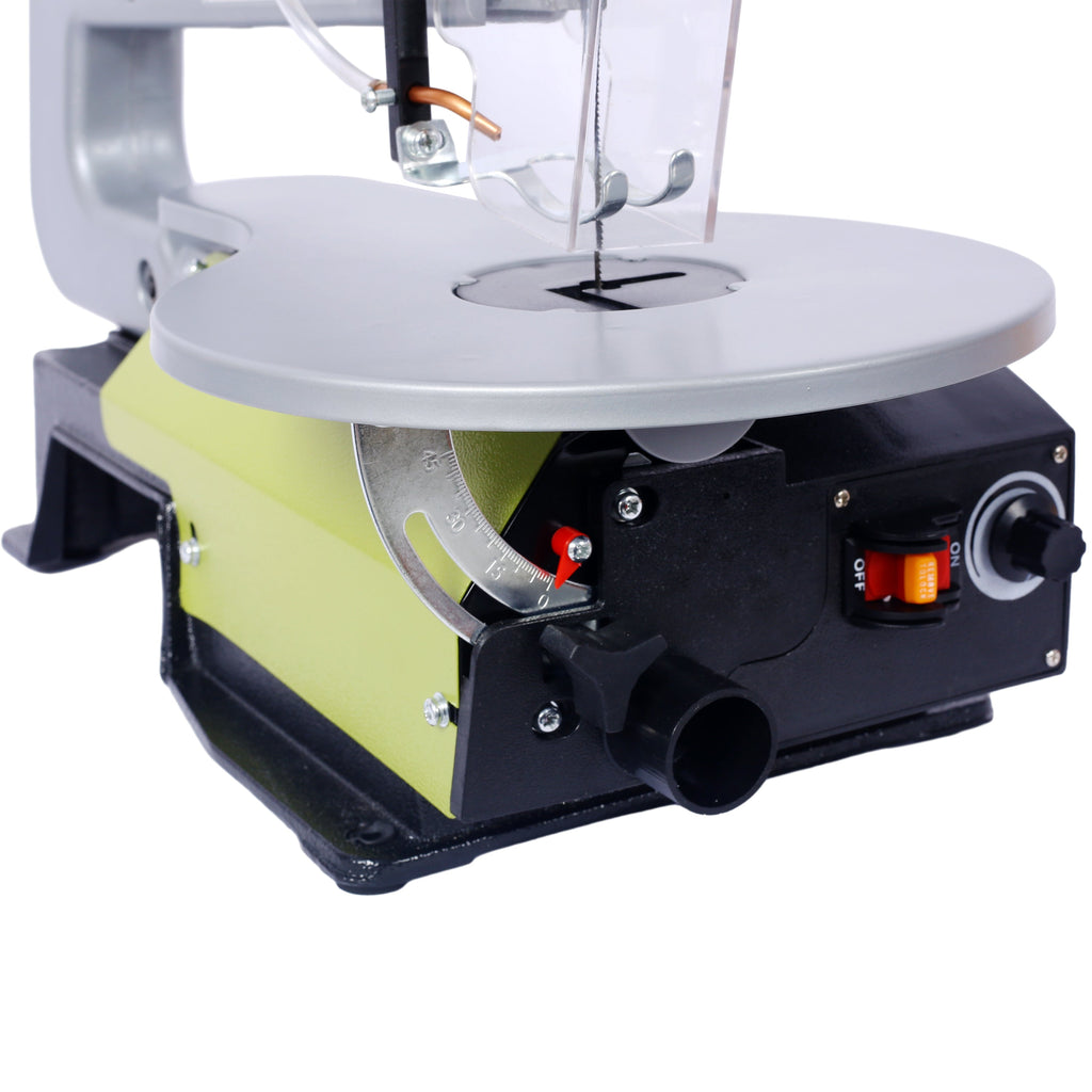 16-Inch Variable Speed Scroll Saw with Tilting Table - Steel