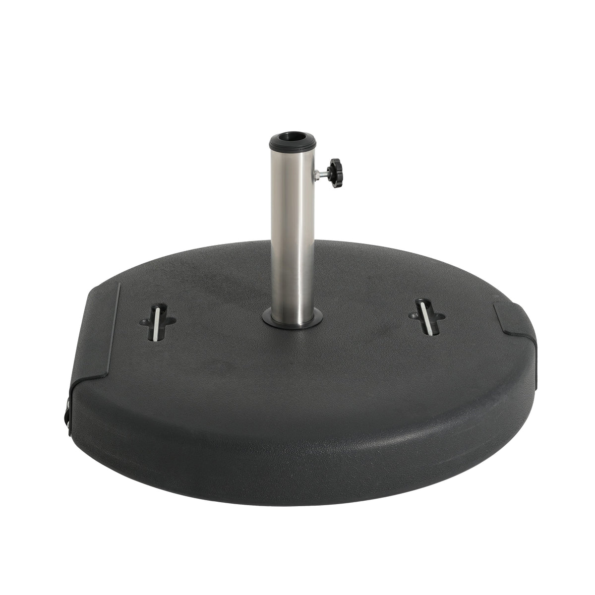 133-Pound Concrete Resin Umbrella Base with Wheels - Mota Outdoor