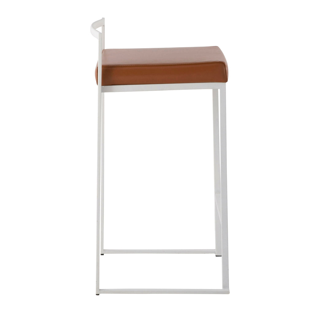 Stackable Counter Stool with Padded Comfort Seat - Multiple Colors