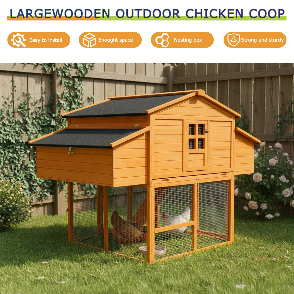 Chicken House for Outdoor Use