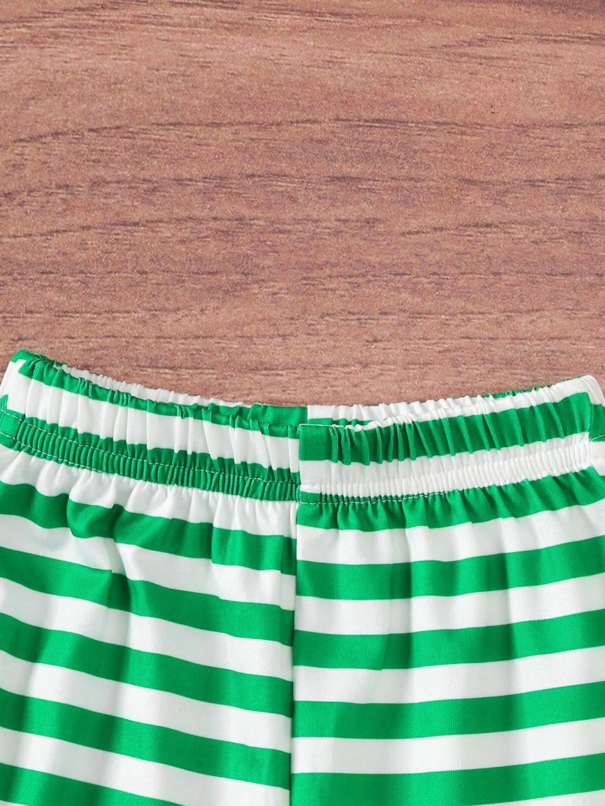 Children's Christmas Ruffle Trim Top and Pants Set
