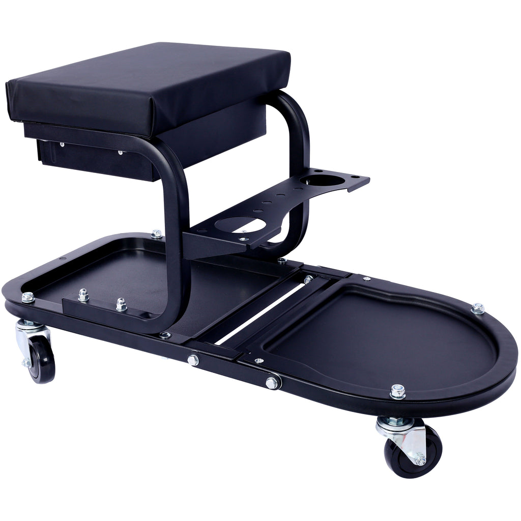 Ultimate Rolling Detailing & Utility Cart with Multiple Storage - Steel