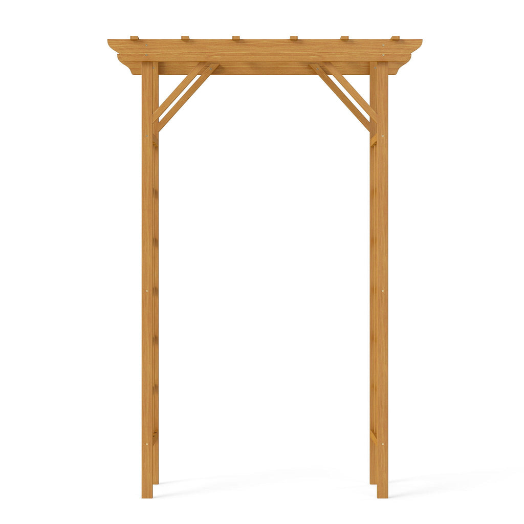 Wedding Arbor with Trellis Design - Dark Brown or Light Brown