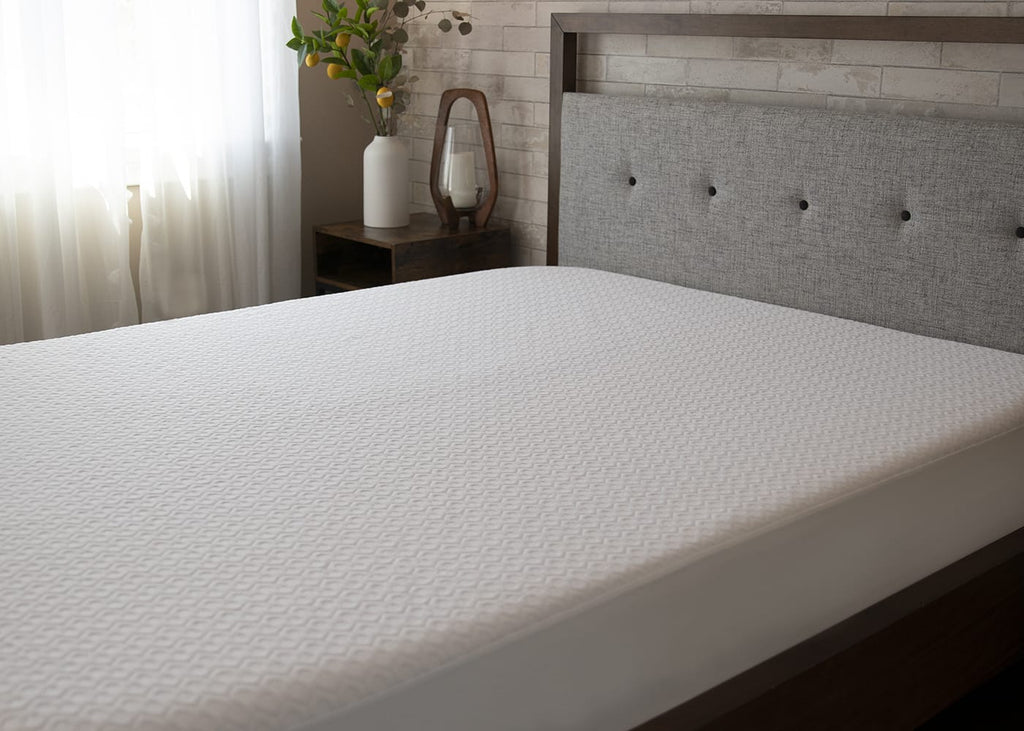 Dri-Tec Split King Mattress Protector with Waterproof Protection - White