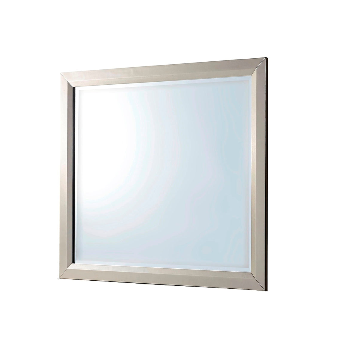 Gemstone Silver Mirror with Tempered Glass - Silver