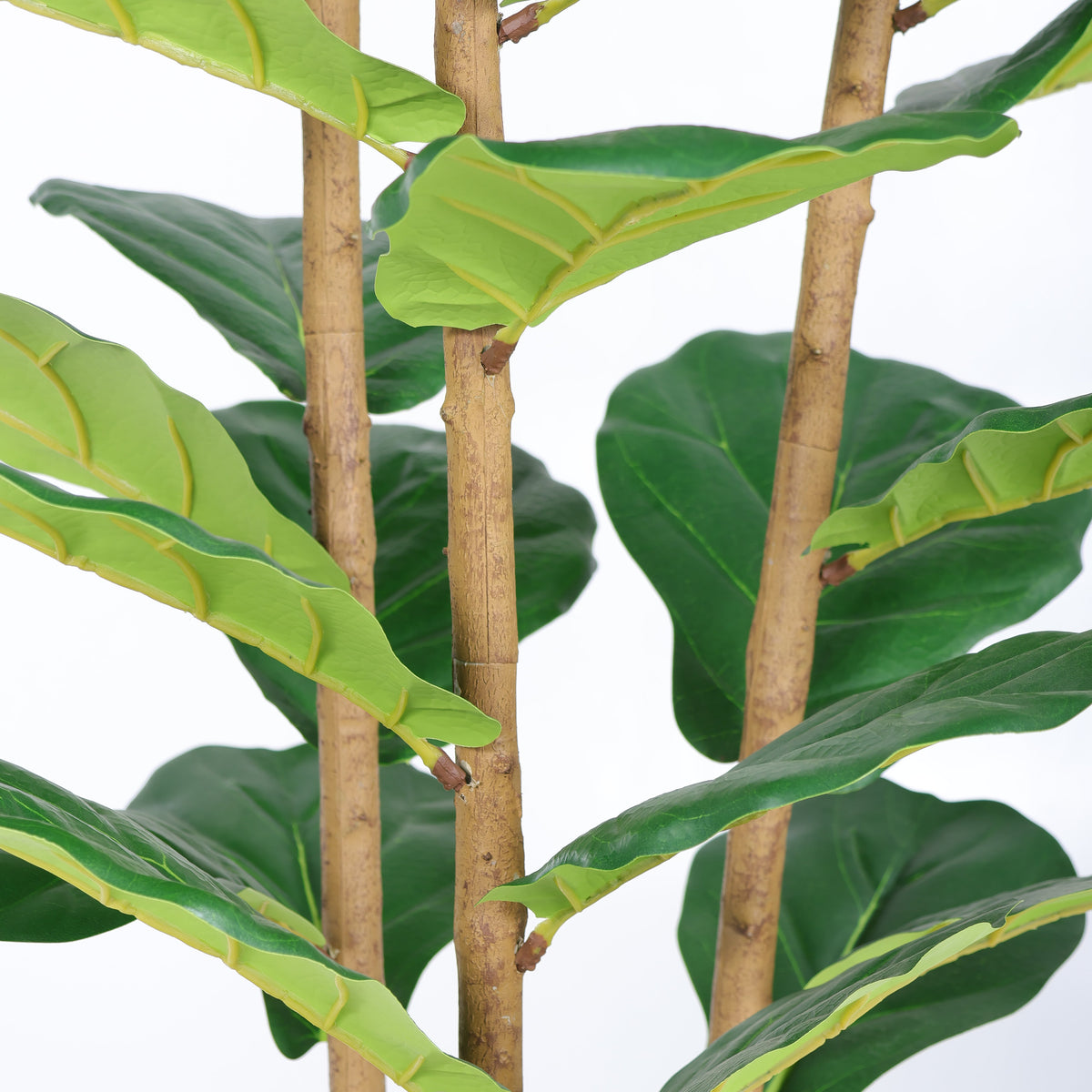 5.2FT Artificial Fiddle Leaf Fig Tree with Decorative Pot – Green Leaves