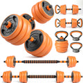 66LB Adjustable Dumbbell Set with Multi-Function Design