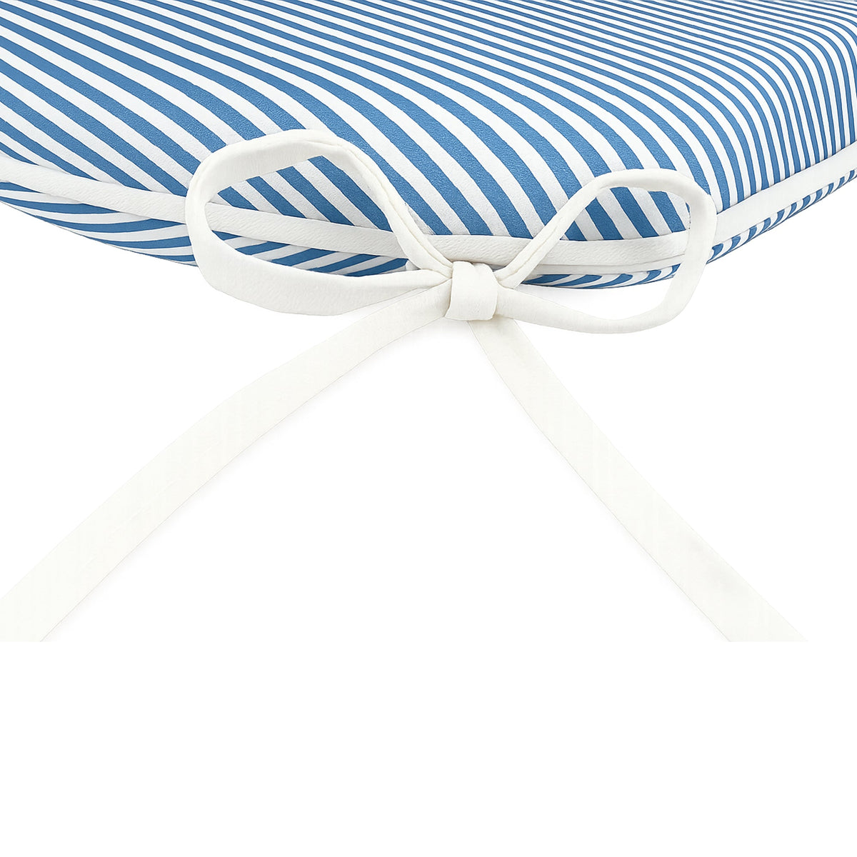 Outdoor Patio Chair Cushions with Water-Repellent Polyester - Blue