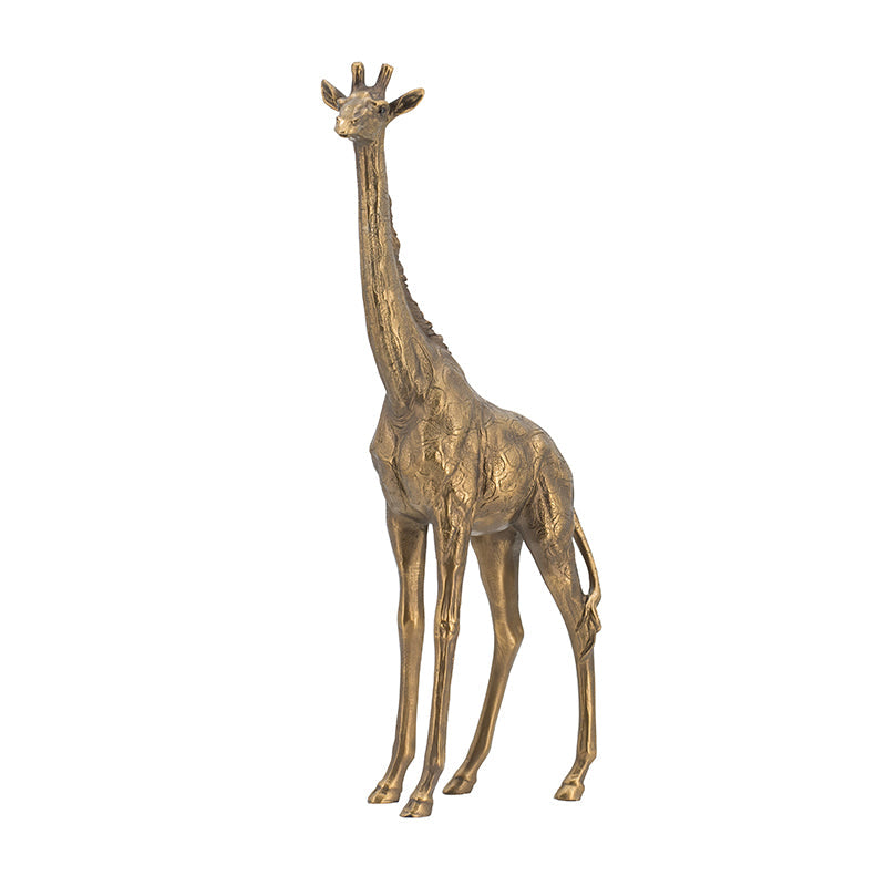 5.9x2.2x11.2" Giraffe Statuette