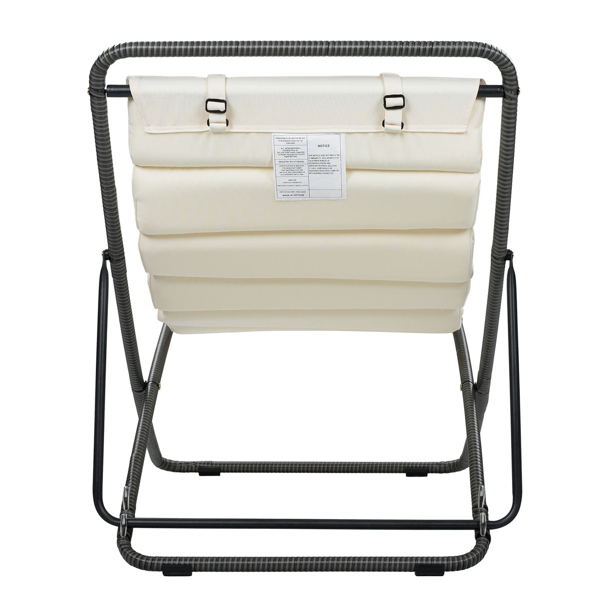 Outdoor Folding Chair Set with Adjustable Backrest – Black or Yellow