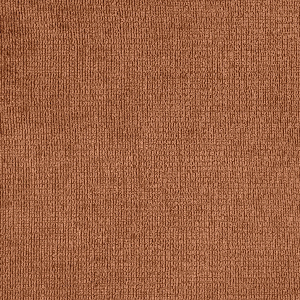 Burnett Chenille Upholstered Ottoman Burnt Orange