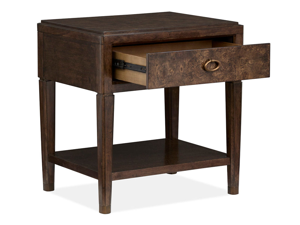 Rowan - Open Nightstand - Espresso