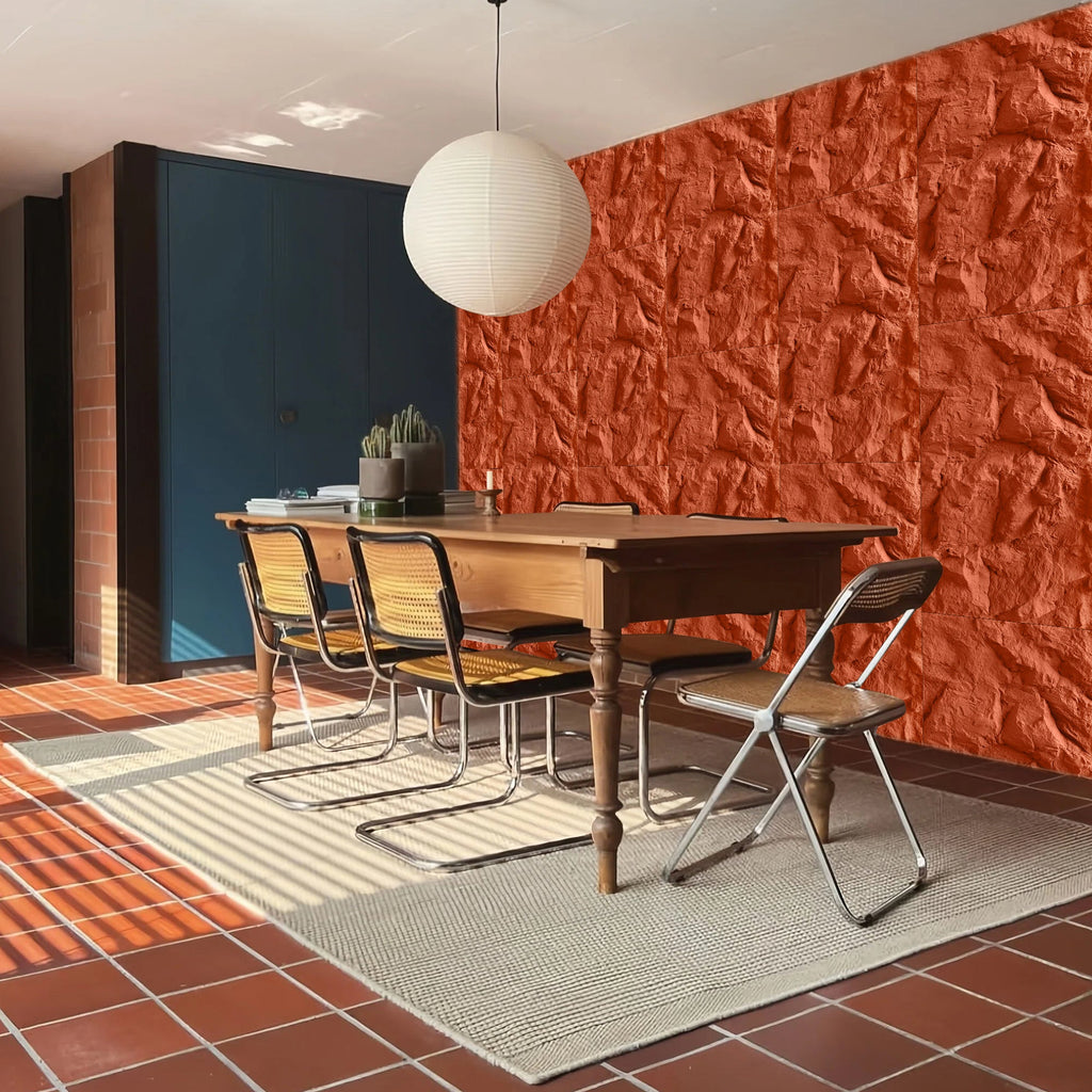 3D Faux Stone Wall Panels with Lightweight Flame-Resistant Design - Natural Stone