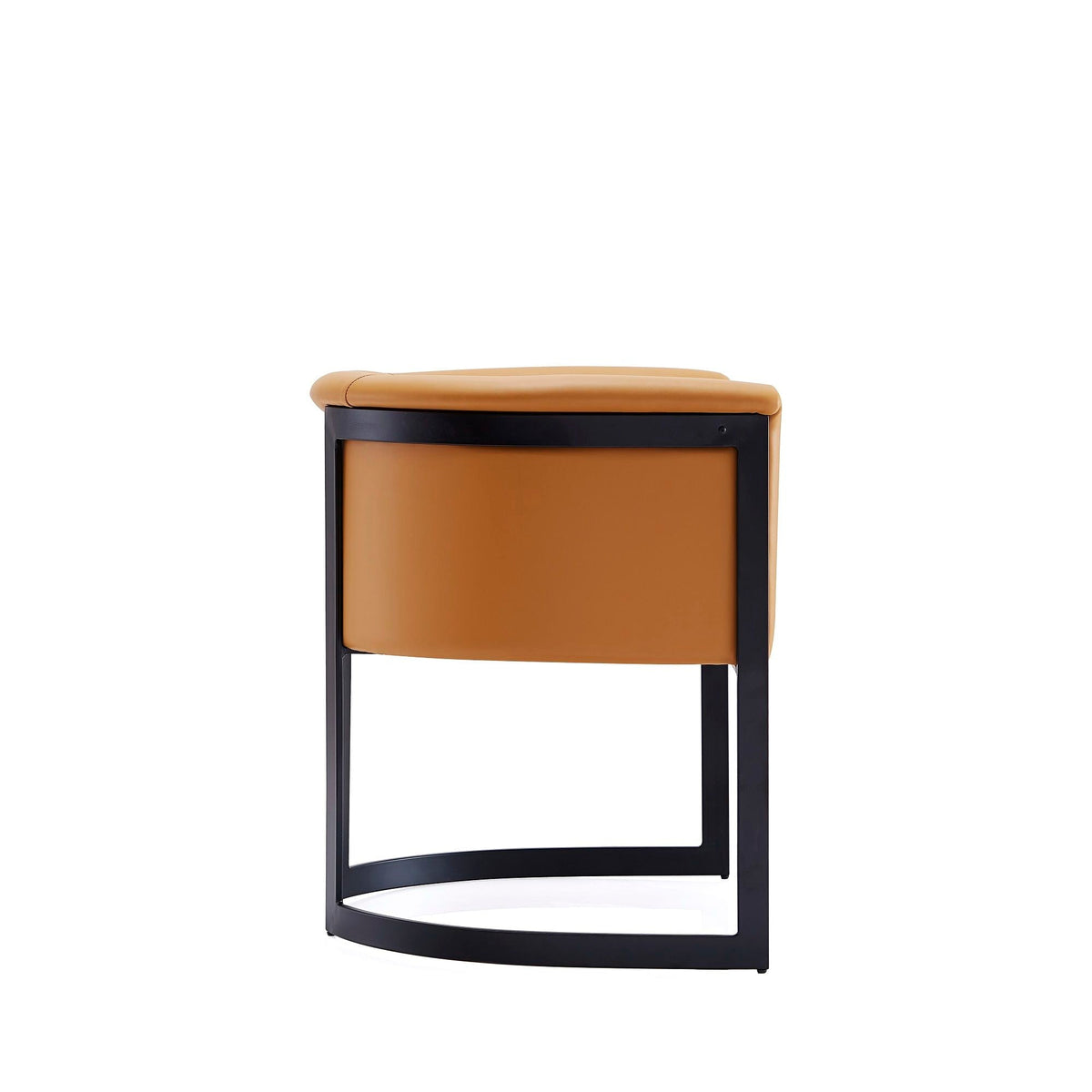 Corso Dining Chair with Modern Metal Frame - Available in Beige, Light Brown, Dark Gray