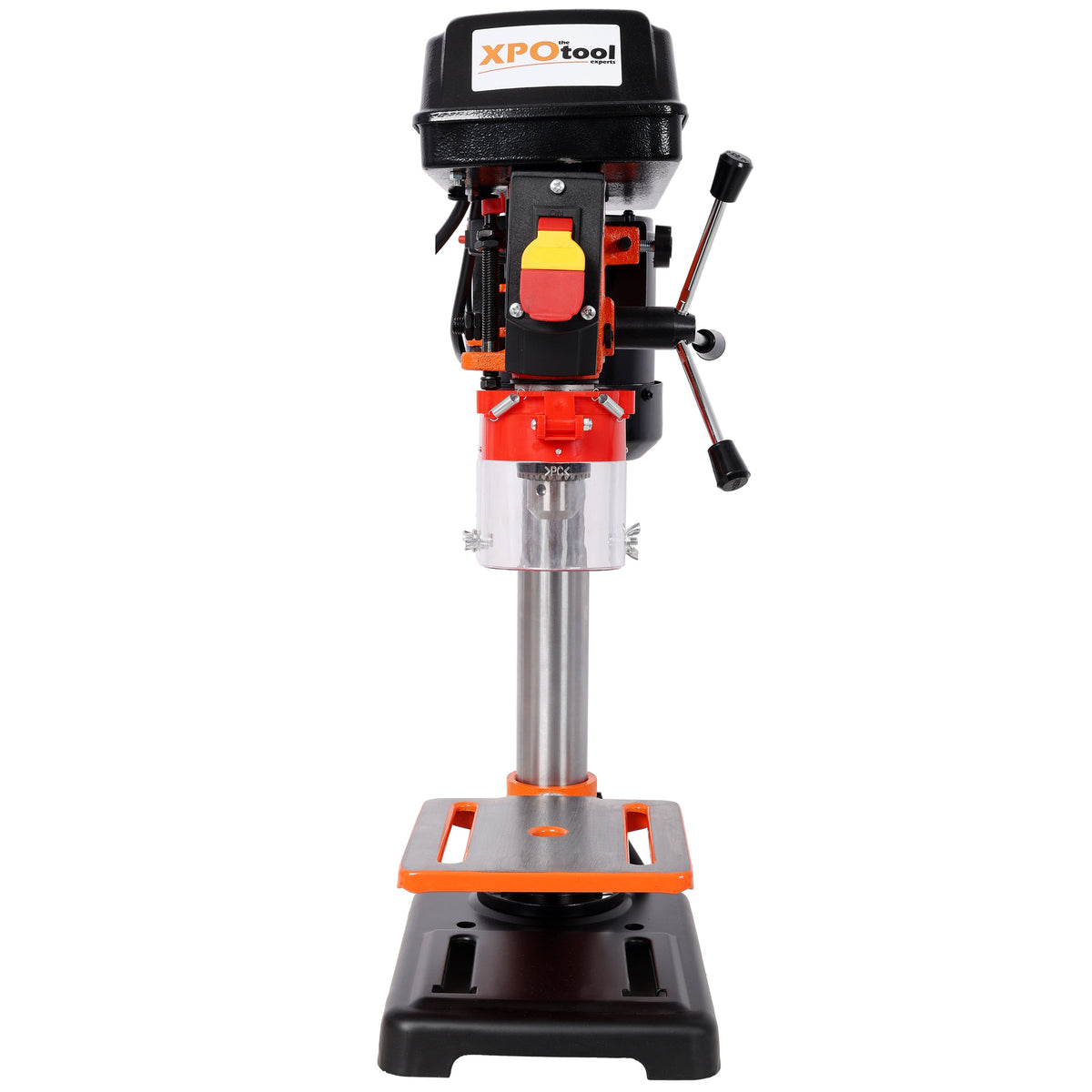 8-Inch Drill Press with 5-Speed 400W Motor - Steel