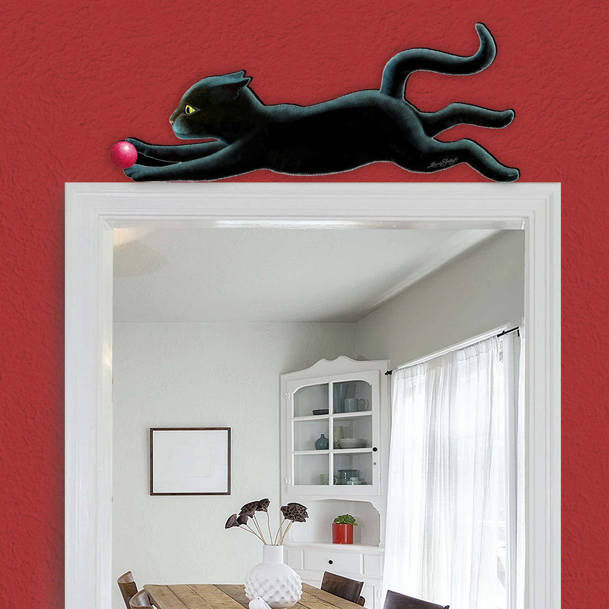 Black Cat Home Decor Outdoor Decor by L. Seeley - Pet Decor - 8512073F-LS