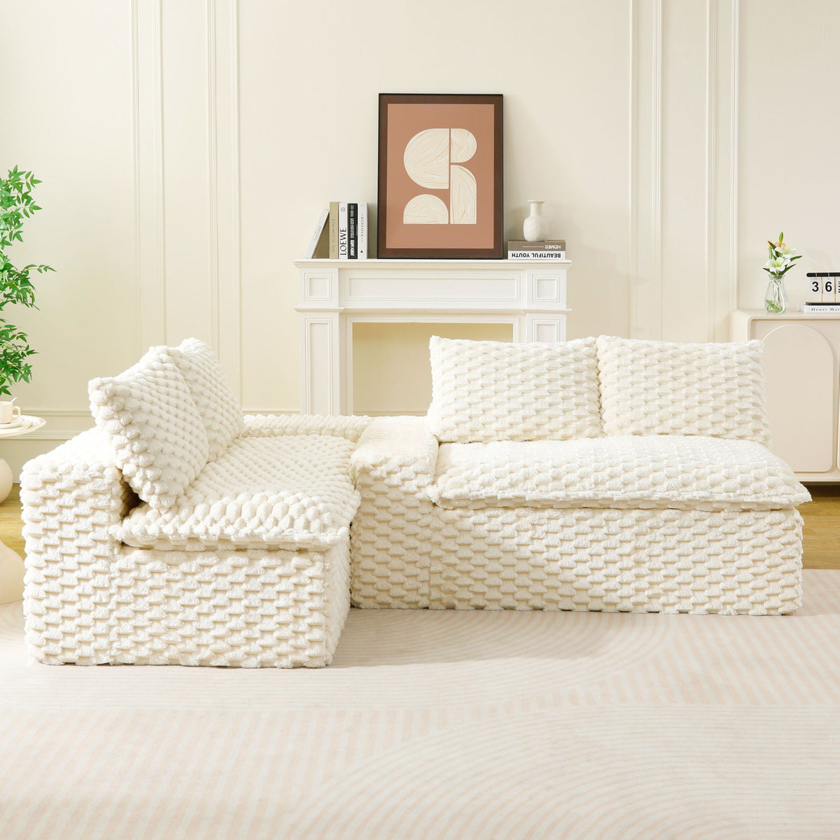 Multifunctional Sofa with Adjustable Layout - Multiple Colors