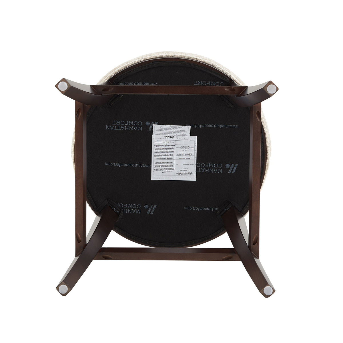 Bar Height Barstool with Backrest - Green, Light Brown, or Beige