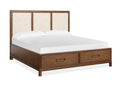 Ridgefield - Complete Panel Storage Bed With Upholstered Headboard