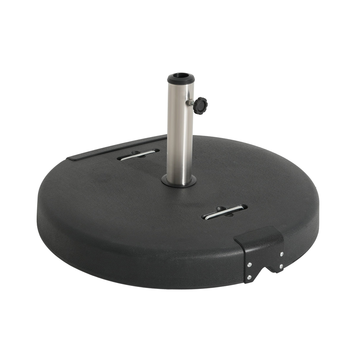 133-Pound Concrete Resin Umbrella Base with Wheels - Mota Outdoor