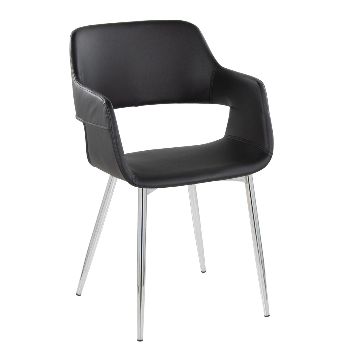 Contemporary Dining Chair Set with Metal Legs – Multiple Colors