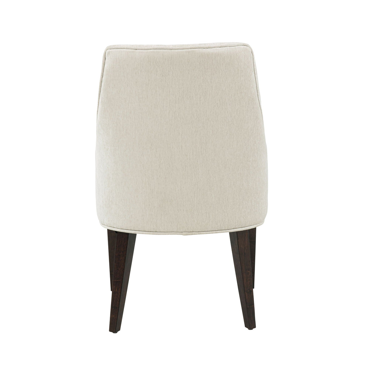 Upholstered Armchair with Ergonomic Backrest - Beige or Dark Gray
