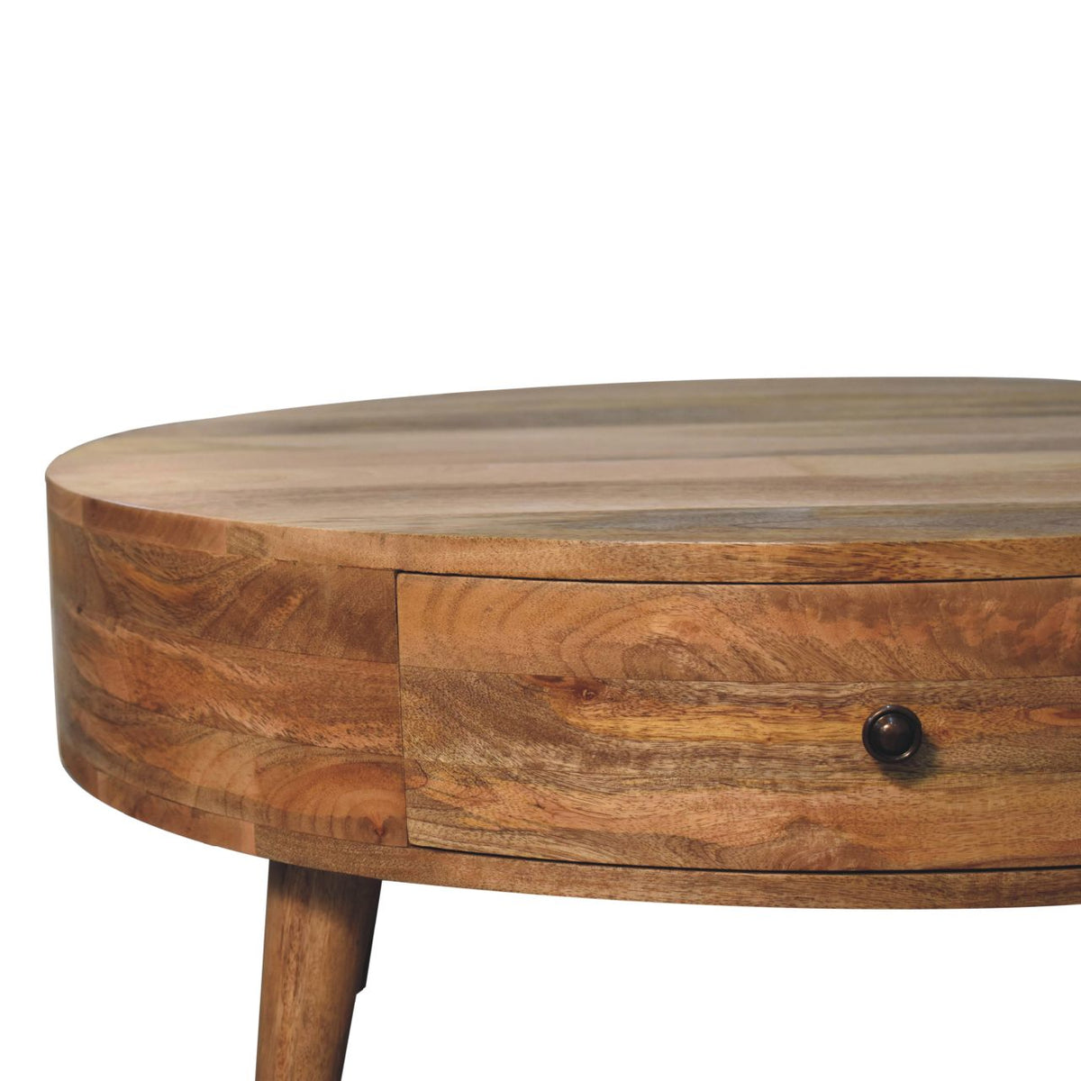 Solid Wood Odyssey Coffee Table with 2 Drawers - Oak Finish
