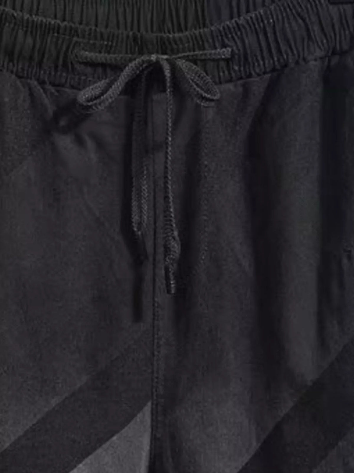 Men's Plus Size Striped Casual Drawstring Shorts