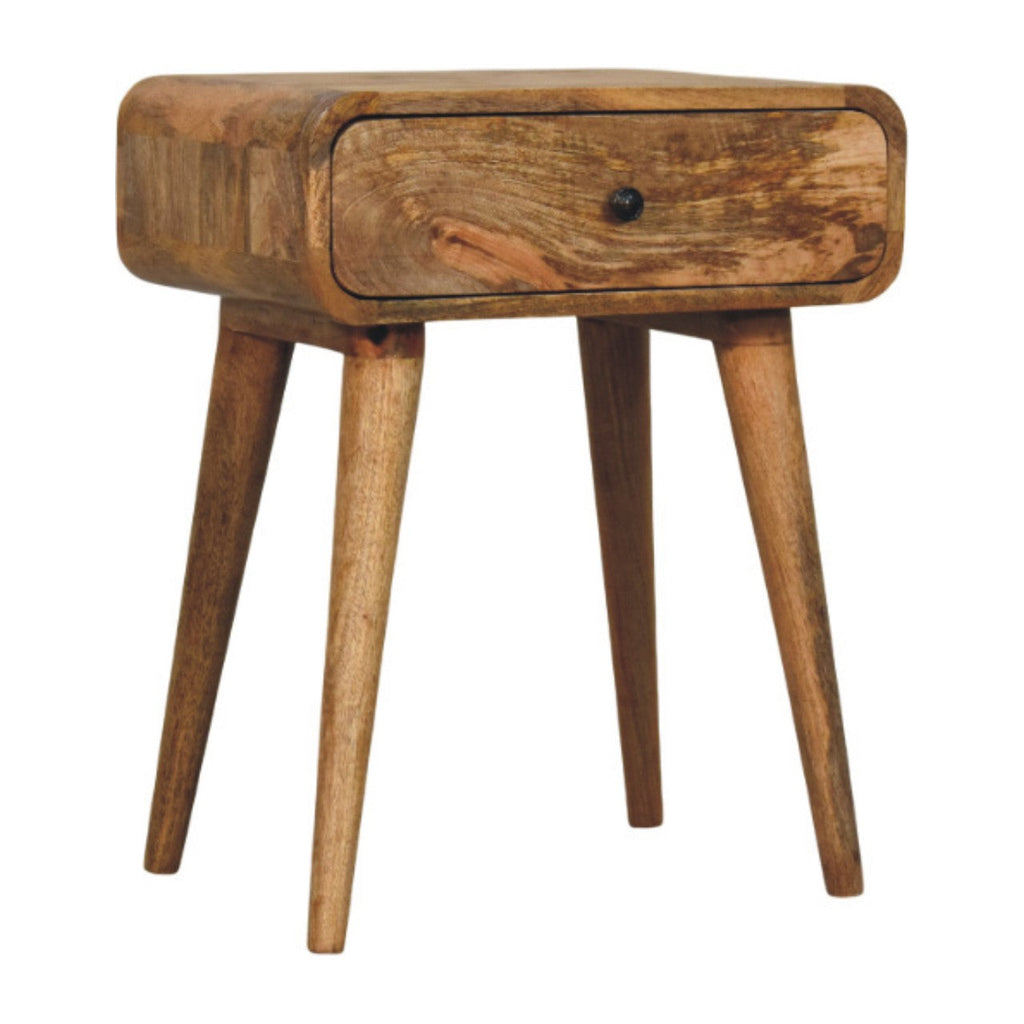 Solid Wood Avora Nightstand with 1-Drawer - Oak-ish