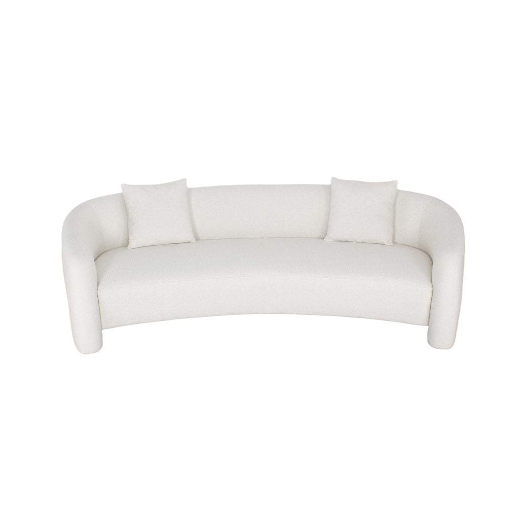 Sylvia Loveseat with Breathable PU Leather - Beige or Gold