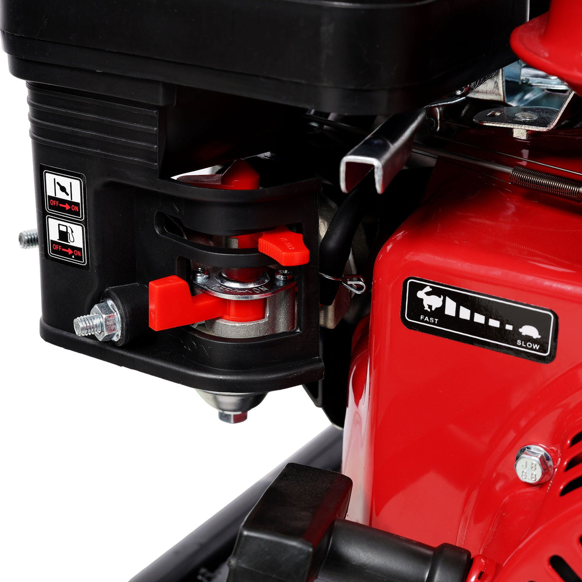 Gasoline Powered Water Pump with 3" Inlet & Outlet, 264GPM Flow - Black / Red
