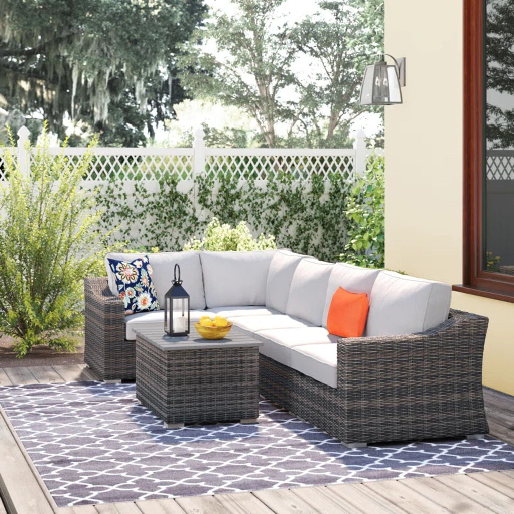 Stylish Sofa Seating Group With Cushions - Multiple Set Options, Dark Gray, Gray, or Dark Brown